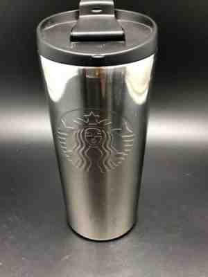 Starbucks Coffee 2014 Embossed Mermaid Stainless Steel 16oz Travel Tumbler Cup  - Sold on eBay Jun, 20th 2019 for $19.99