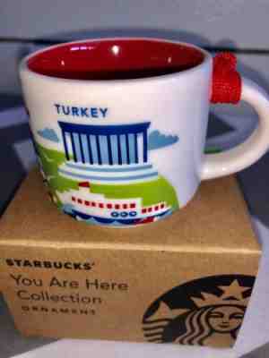 Starbucks Turkey “You Are Here” YAH Collector Demi Ornament Mini Mug - Sold on eBay Jun, 20th 2019 for $29.00
