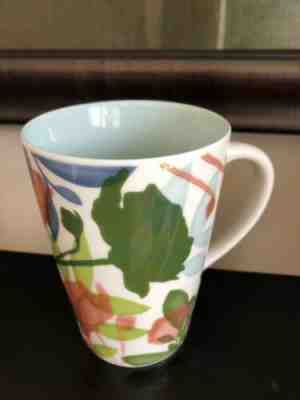 Starbucks 2009 Bone China Watercolor Fall Floral Design 16 oz Mug - Sold on eBay Jun, 20th 2019 for $18.50