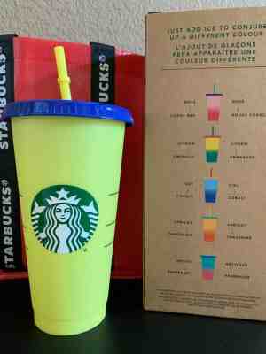 RARE STARBUCKS CITRON COLOR CHANGING SINGLE CUP SET SUMMER 2019 24 oz- FREE SHI - Sold on eBay Jun, 20th 2019 for $36.00