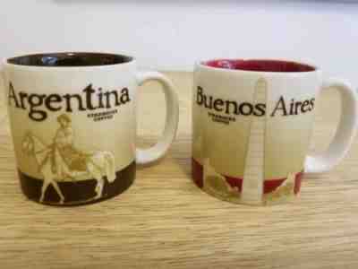 Starbucks 2011 Buenos Aires Argentina Demitasse Mug Set, 3 oz. Rare HTF - Sold on eBay Jun, 20th 2019 for $39.99