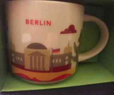 NIB WITH SKU STARBUCKS BERLIN,GERMANY You Are Here (YAH)  14 Oz Mug. Rare - Sold on eBay Jun, 20th 2019 for $44.00