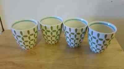 4 set of 2010 Starbucks New Bone China Tumbler No Handle Coffee Cup - Sold on eBay Jun, 20th 2019 for $16.00