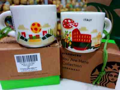 BN Starbucks You Are Here YAH Ornament Mug - Italy with Box - Sold on eBay Jun, 20th 2019 for $28.90