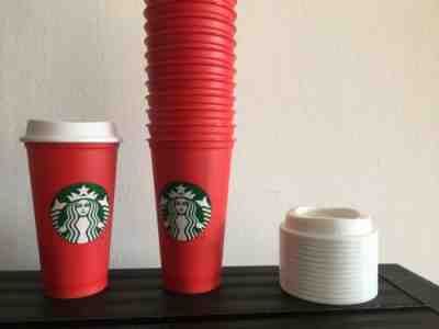 Starbucks Red Reusable 16oz Grande Christmas Holiday 2018 Cup RARE - Sold on eBay Jun, 20th 2019 for $15.00