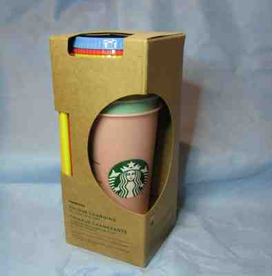 Starbucks Reusable Color Changing Cold Cups 1 Pack (Total of 5 Cups) 2019 NEW - Sold on eBay Jun, 19th 2019 for $69.00
