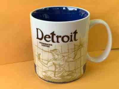 2012 Starbucks Coffee Mug Detroit Collector's Series Global Icon Cup  - Sold on eBay Jun, 19th 2019 for $24.99