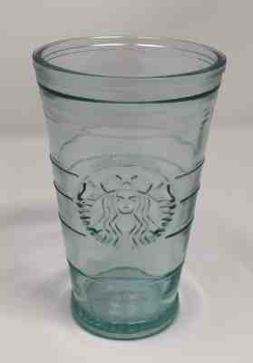  Logo Recycled Green Glass Tumbler 16 oz Cup Grande Spain No Lid - Sold on eBay Jun, 19th 2019 for $22.00
