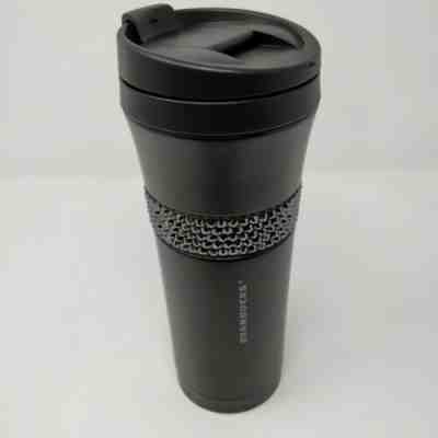 Starbucks Matte Black Swarovski Crystal Stainless Steel Travel Tumbler 16 Oz. - Sold on eBay Jun, 19th 2019 for $69.99