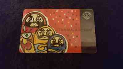STARBUCKS Japan 2002 ULTRA Rare Daruma Gift Card Nr MINTw/No Swipes US Seller - Sold on eBay Jun, 19th 2019 for $49.45