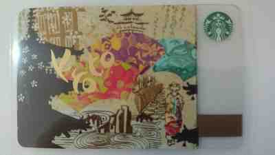 Starbucks Card Japan Kyoto 2010 Logo Maiko PIN intact - Sold on eBay Jun, 19th 2019 for $15.00