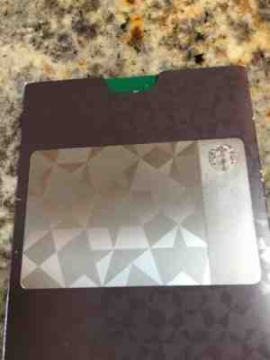 Starbucks 2012 Limited Edition Sterling Silver Metal Gift Card - $0 balance. - Sold on eBay Jun, 19th 2019 for $200.00
