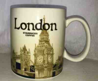 2010 STARBUCKS LONDON ENGLAND COLLECTOR SERIES 16OZ COFFEE TEA CUP MUG - Sold on eBay Jun, 19th 2019 for $20.00