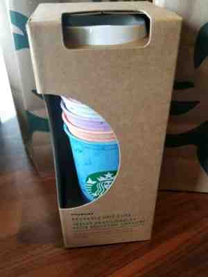 NEW Starbucks Marble Hot Cups Reusable Set Of 6 RARE - Sold on eBay Jun, 19th 2019 for $22.00