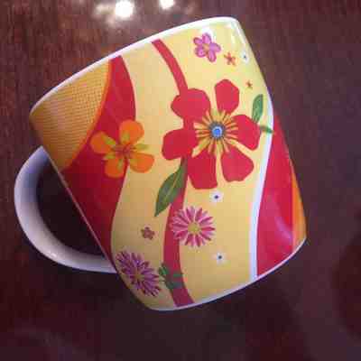 Starbucks Coffee Company 2007 Multi Color Flowers 15 oz. Cup Mug - Sold on eBay Jun, 19th 2019 for $18.90