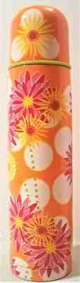 Starbucks Coffee Pylones Push Button Pour Tumbler Thermos Flowers 2007 17oz - Sold on eBay Jun, 19th 2019 for $16.00