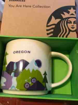 Starbucks 14oz coffee mug cup You are here collection Oregon - Sold on eBay Jun, 19th 2019 for $15.00