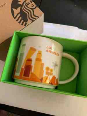 Starbucks 2013 You Are Here (YAH) 14 oz. Los Angeles Coffee Mug NWT with card  - Sold on eBay Jun, 19th 2019 for $16.50