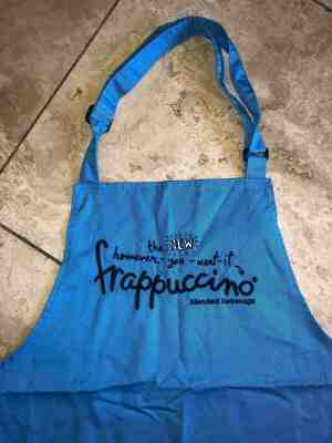 Rare Starbucks Blue However You Want It Frappuccino Apron Summer 2010 - Sold on eBay Jun, 19th 2019 for $20.00