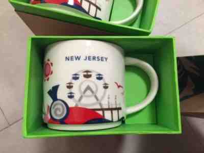 Brand NEW STARBUCKS NEW JERSEY You Are Here MUG NYC New Collector FREE SHIPPING - Sold on eBay Jun, 19th 2019 for $26.59