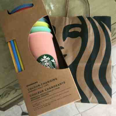 Starbucks Color Changing Cups Set Of 5 ***NEW*** - Sold on eBay Jun, 19th 2019 for $65.00