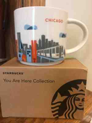 NEW Starbucks YOU ARE HERE Collection Coffee Mug YAH - Chicago - FREE SHIPPING - Sold on eBay Jun, 19th 2019 for $23.00