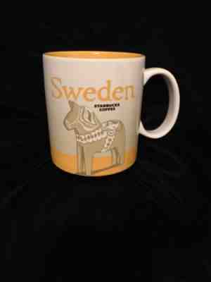 Starbucks Sweden Mug Dalecarlian Horse Icon Dala Pony Yellow Sverige New US Ship - Sold on eBay Jun, 19th 2019 for $74.99