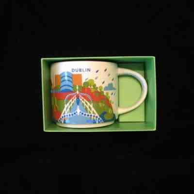 Starbucks Dublin YAH Mug Ha’penney Bridge Shamrock Poolbeg Ireland You Are Here - Sold on eBay Jun, 19th 2019 for $74.99