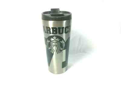 Starbucks 16 oz Black 71 Logo Stainless flip top Tumbler travel mug hot cold  - Sold on eBay Jun, 19th 2019 for $22.50