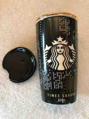 Starbucks Times Square NYC Traveler Tumbler Ceramic Mug - Sold on eBay Jun, 19th 2019 for $30.00