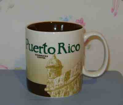 2016 Starbucks Coffee PUERTO RICO Global Icon Series Collector Mug 16 oz - Sold on eBay Jun, 19th 2019 for $16.98