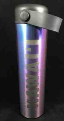 HAWAII Starbucks Iridescent Stainless Steel Cold Vacuum Insulated 16 oz Bottle - Sold on eBay Jun, 19th 2019 for $45.99