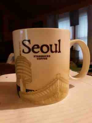 COLL. SERIES..  Dark Blue/White Starbucks Korea  Global Icon Mug ...MINT.. - Sold on eBay Jun, 19th 2019 for $49.00