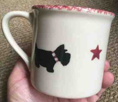 Starbucks Coffee Hartstone Barista Scottie Dog Mug Cup Hand Painted In USA 14 oz - Sold on eBay Jun, 19th 2019 for $25.00