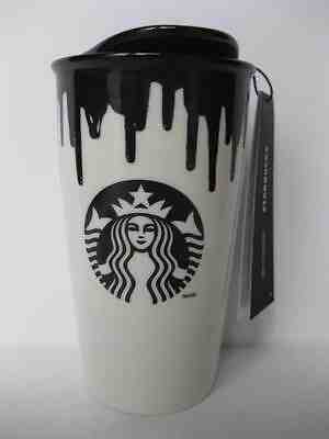 Starbucks Band of Outsiders Double Wall Ceramic Traveler-BLACK 12 fl oz - Sold on eBay Jun, 19th 2019 for $49.95