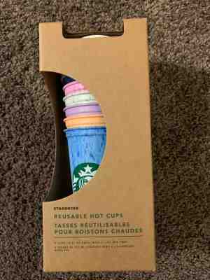 Starbucks Reusable Hot Cups - Six Pack. Not Color Changing. In Hand. - Sold on eBay Jun, 18th 2019 for $19.99