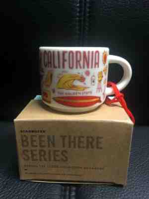 New Starbucks Demitasse CALIFORNIA BEEN THERE 2018 Ornament Mug  - Sold on eBay Jun, 18th 2019 for $19.99