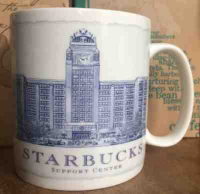 2006 MINT NEW STARBUCKS COFFEE SUPPORT CENTER MUG SEATTLE HEADQUARTERS CUP - Sold on eBay Jun, 18th 2019 for $49.99