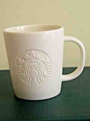 Starbucks Coffee 2014 White Etched Siren Mermaid Espresso 3oz Mug Demitasse Cup - Sold on eBay Jun, 18th 2019 for $18.00