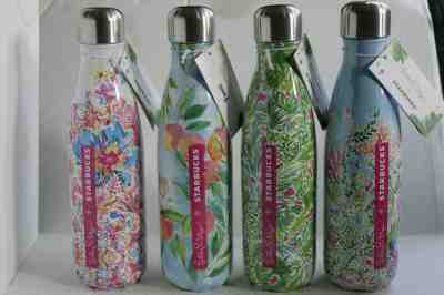 NEW Starbucks Lilly Pulitzer S'well Water Bottles Complete SET Limited Edition ! - Sold on eBay Jun, 18th 2019 for $275.00