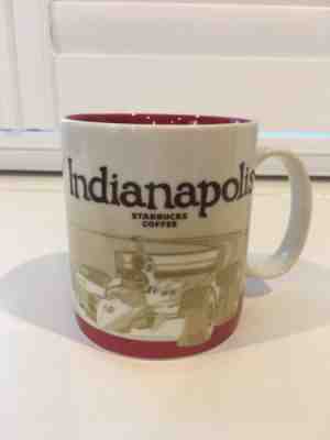 Starbucks Indianapolis Global Icon Mug 16 ounce Red Interior NWOT - Sold on eBay Jun, 18th 2019 for $16.99