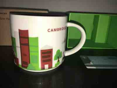 Starbucks Cambridge, MA. 2013 You are Here (YAH) 14 oz. mug (NWT) in Box & card - Sold on eBay Jun, 18th 2019 for $18.00