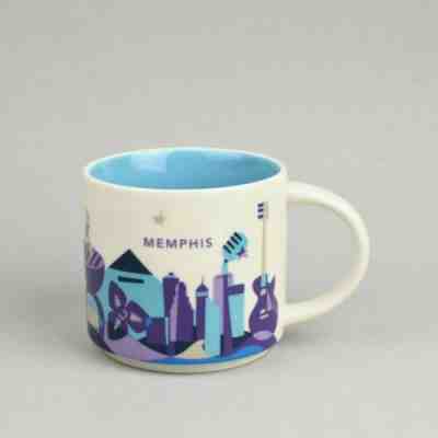 2013 Starbucks Memphis Coffee Mug You Are Here Collection 14 fl oz  - Sold on eBay Jun, 18th 2019 for $24.99