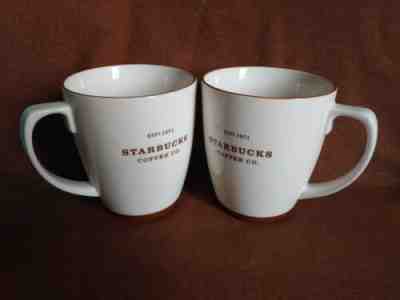 Starbucks Coffee Mugs set of Two 2006 - Sold on eBay Jun, 18th 2019 for $18.00