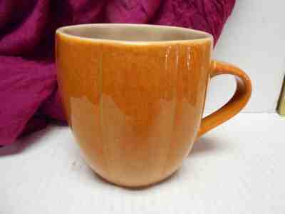 Starbucks Coffee 2006 Halloween Pumpkin Shaped Mug Burnt Orange Cup - Sold on eBay Jun, 18th 2019 for $19.95