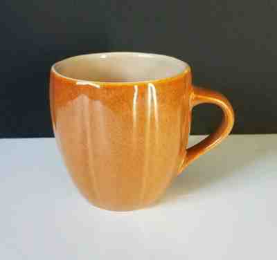  Starbucks Coffee 2006 Halloween Pumpkin Shaped Mug Burnt Orange Cup - Sold on eBay Jun, 18th 2019 for $17.95