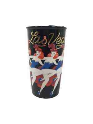 Starbucks 2017 Las Vegas Showgirls 12 oz Ceramic Travel Tall Tumbler Mug Cup - Sold on eBay Jun, 18th 2019 for $46.49