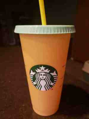 Starbucks Color Changing Cup Apricot To Tangerine SINGLE CUP ONLY RARE Sold Out - Sold on eBay Jun, 18th 2019 for $19.99