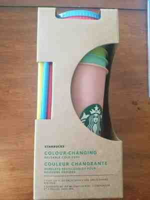 Starbucks Color Changing Reusable Cold Cup cups Pack 2019 RARE New - Sold on eBay Jun, 18th 2019 for $51.00