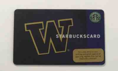 Starbucks 2010 University of Washington U of W Huskies Card - New! - Sold on eBay Jun, 18th 2019 for $24.95